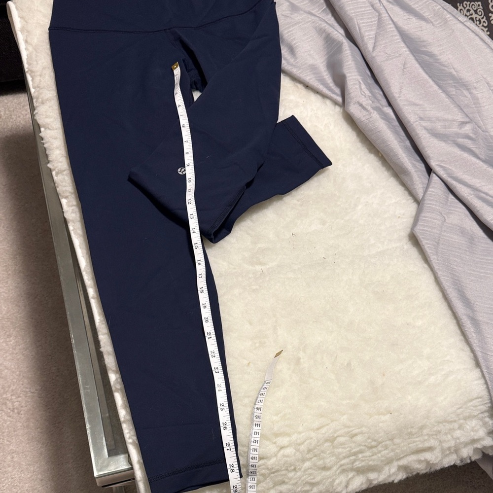 lululemon athletica women  navy Leggings size 12 and 28 ‘’ in length